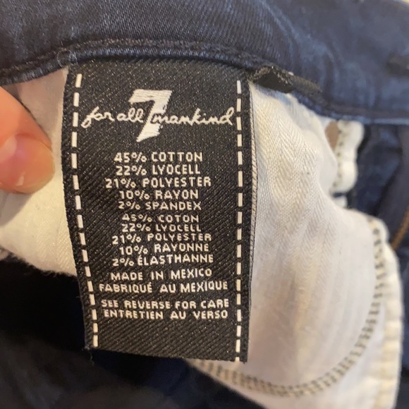 7 for all mankind b(air) denim jeans 👖 size 27 - Picture 3 of 4